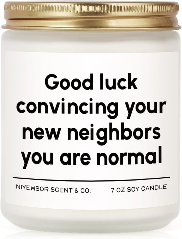 Housewarming Candle Gift for New Homeowners - 7oz
