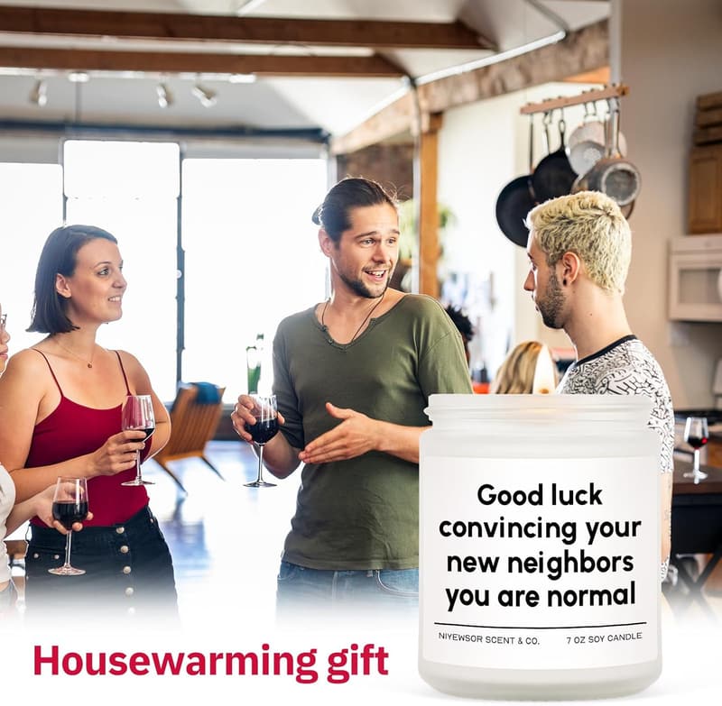 Housewarming Candle Gift for New Homeowners - 7oz