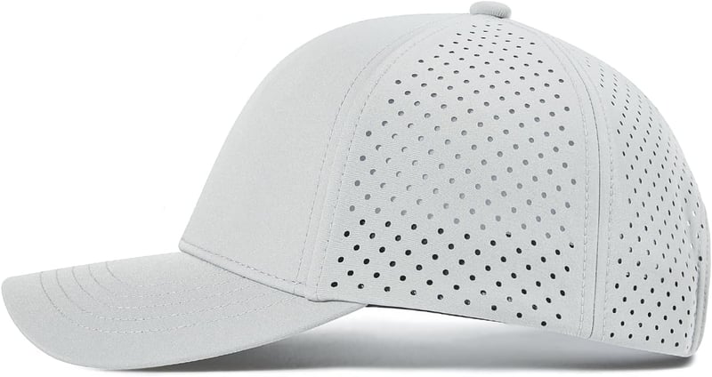 Men's Quick Dry Baseball Cap with Laser Cut Mesh