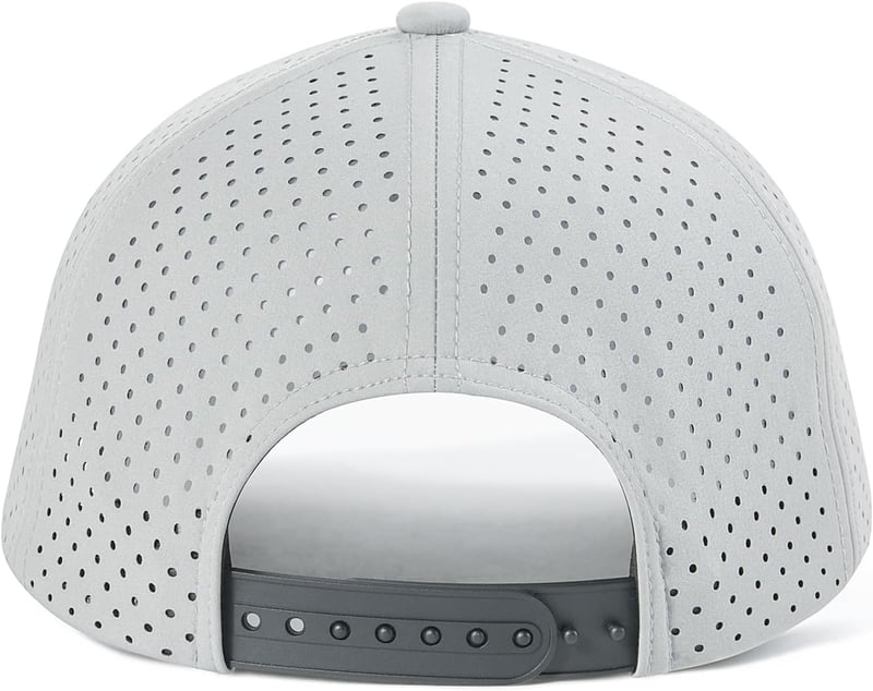 Men's Quick Dry Baseball Cap with Laser Cut Mesh