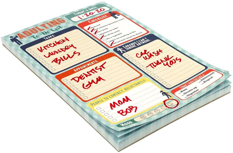 To-Do List Notepad for Adulting