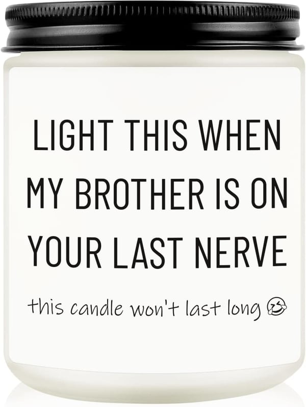 Funny Birthday Candle for Future Sister-in-Law - Unique Lavender Gift