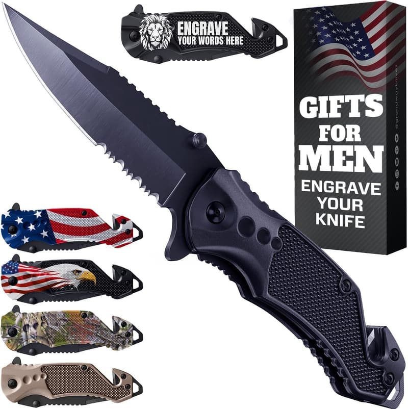 Best Dad Ever Legal Pocket Knife - Father's Day Gift