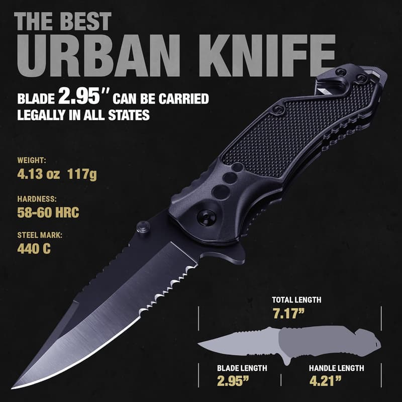 Best Dad Ever Legal Pocket Knife - Father's Day Gift