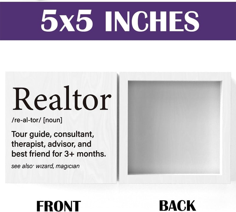 Realtor Definition Sign - Funny New Home Decor Gift