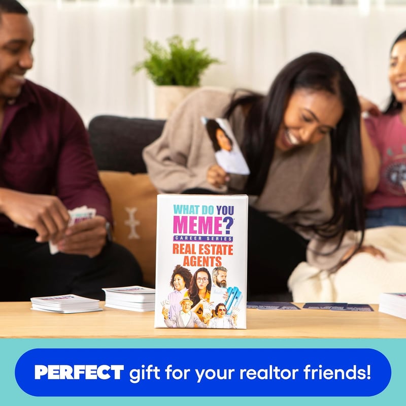 Real Estate Agents Edition Card Game for Adults