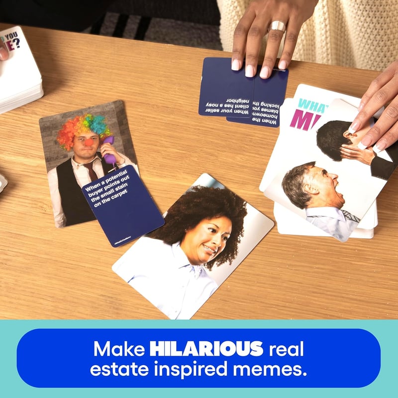 Real Estate Agents Edition Card Game for Adults