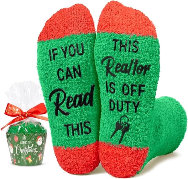 Real Estate Agent Socks - Unique Christmas Gift
