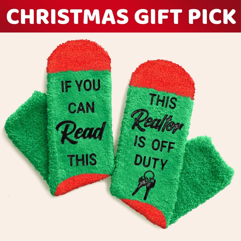 Real Estate Agent Socks - Unique Christmas Gift