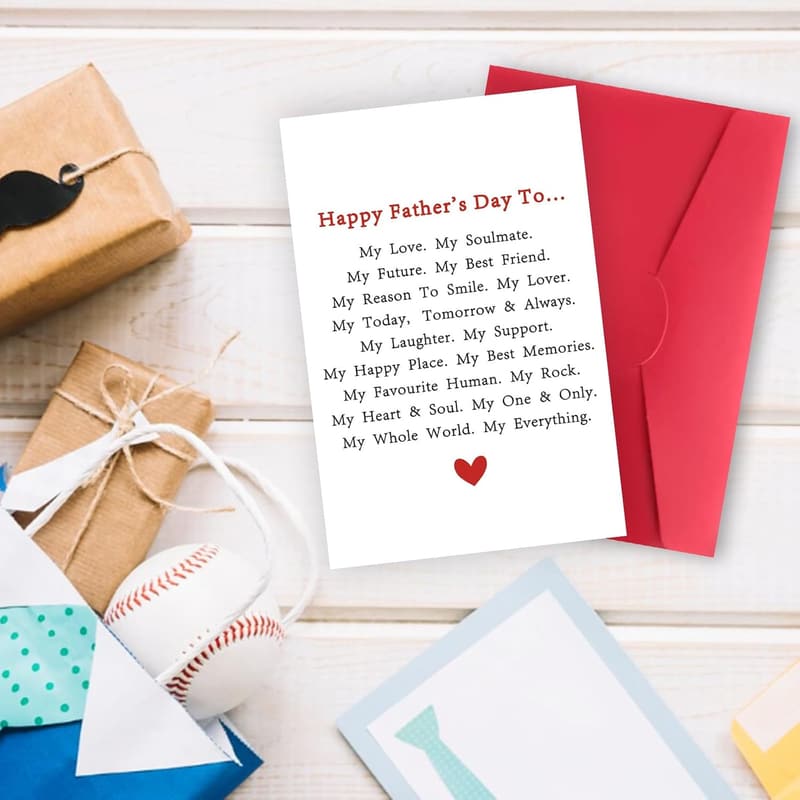 Father's Day Card for Husband or Boyfriend - Sweet Gift