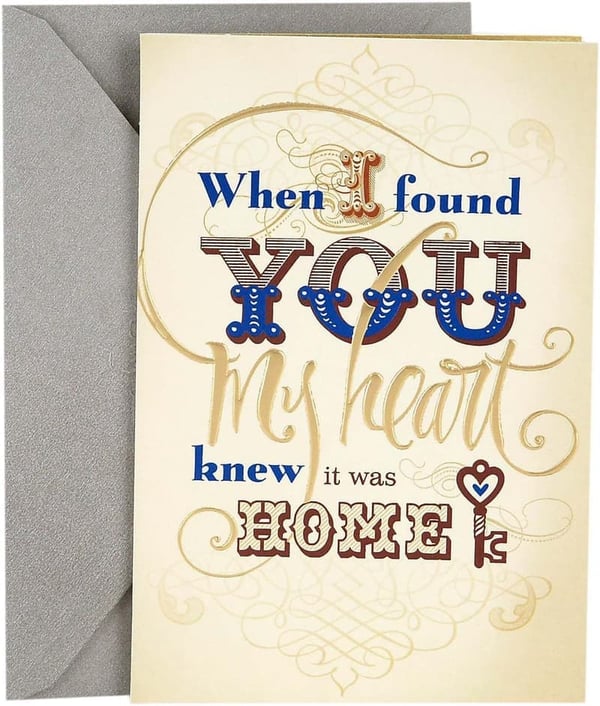 Romantic Father's Day Card for Husband - 