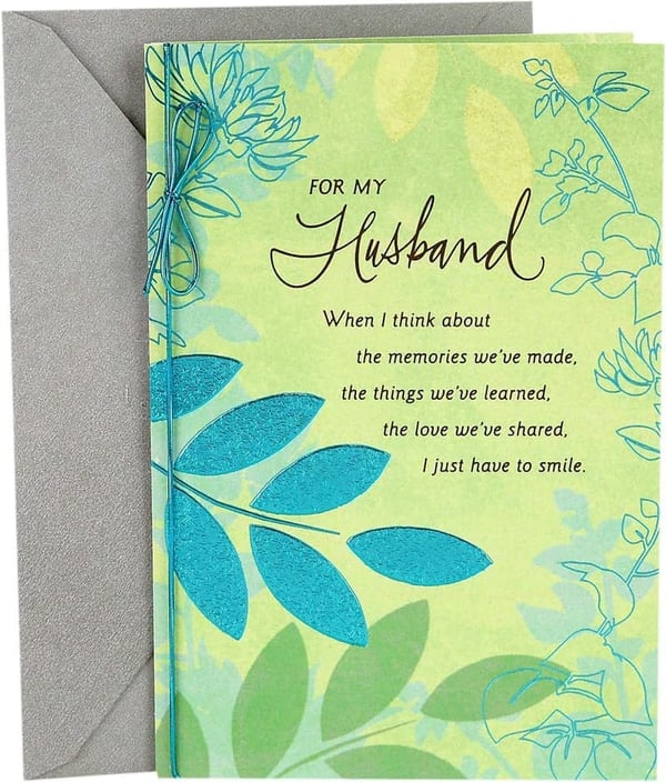 Father's Day Card for Husband - Sweet & Romantic Design