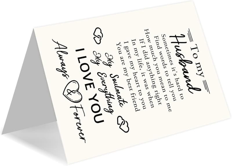 Funny Father's Day Card for Husband - I Love You Gift