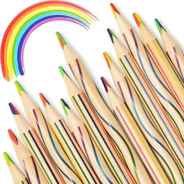 End-of-Year Student Gifts: 30 Rainbow Colored Pencils
