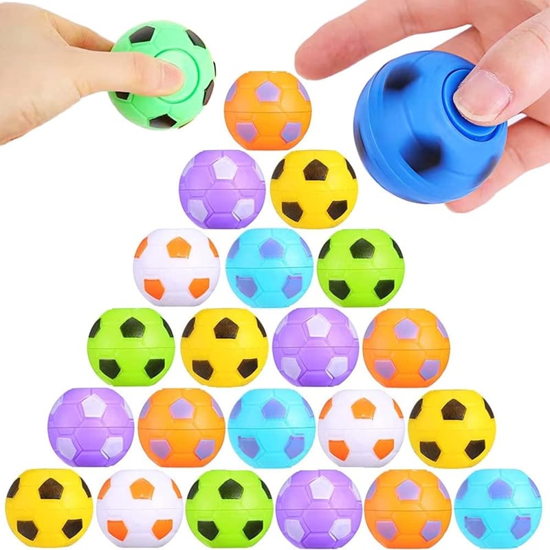 Soccer Party Favors: 32 Mini Fidget Spinners for Kids