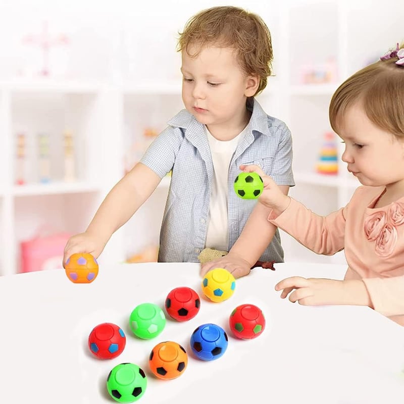 Soccer Party Favors: 32 Mini Fidget Spinners for Kids