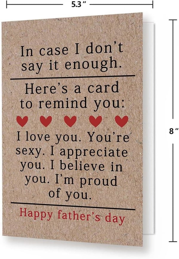 Father's Day Card for Husband & Boyfriend - Love Message