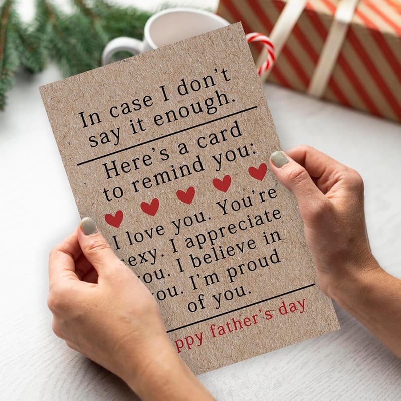 Father's Day Card for Husband & Boyfriend - Love Message