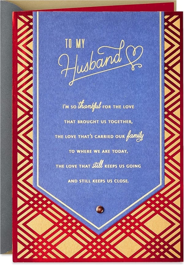 Father's Day Card for Husband - Grateful For You