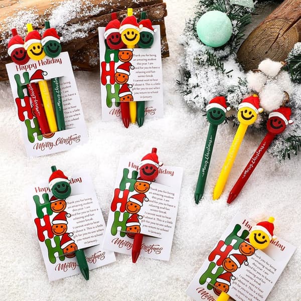End-of-Year Gift: 30 Set Ballpoint Pens with Wish Cards for Students