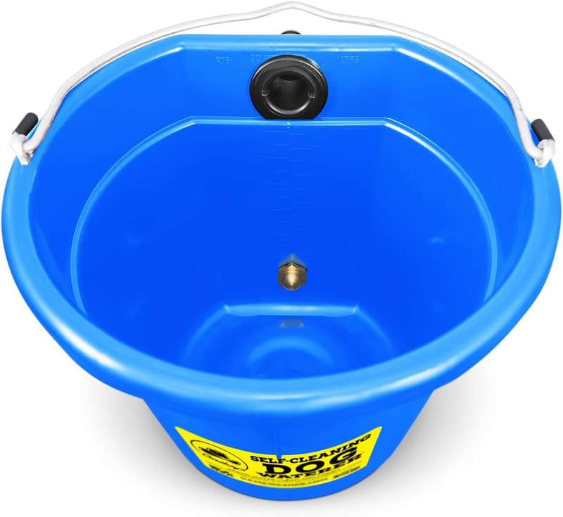 Self-Cleaning Blue Pet Waterer for Dogs