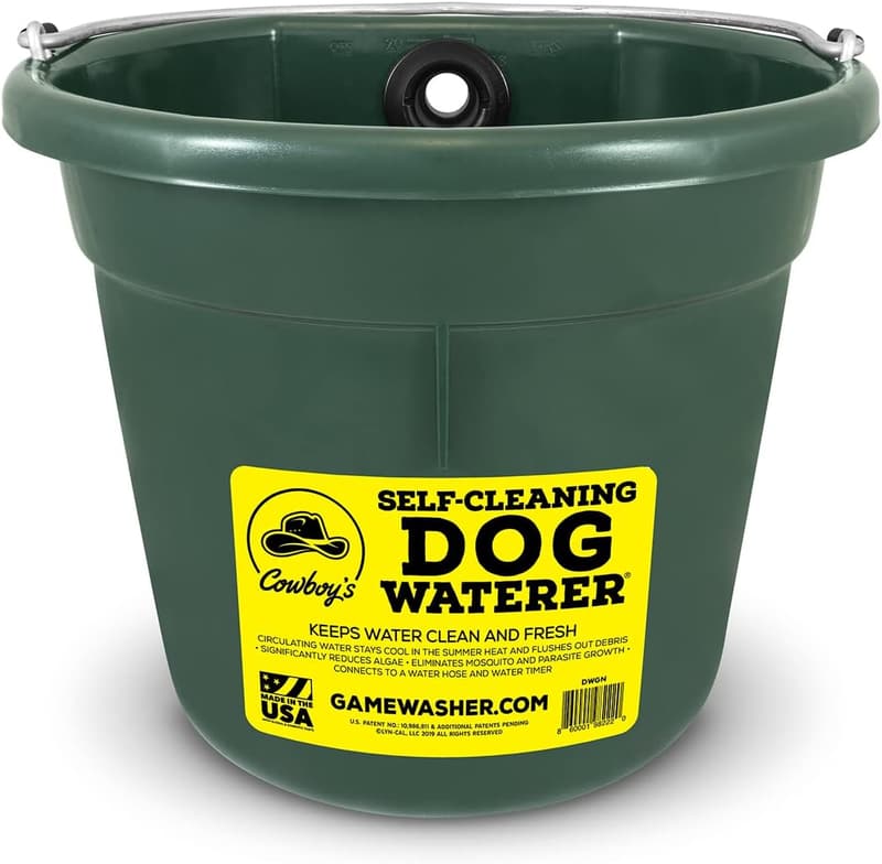 Self-Cleaning Dog Waterer - Green