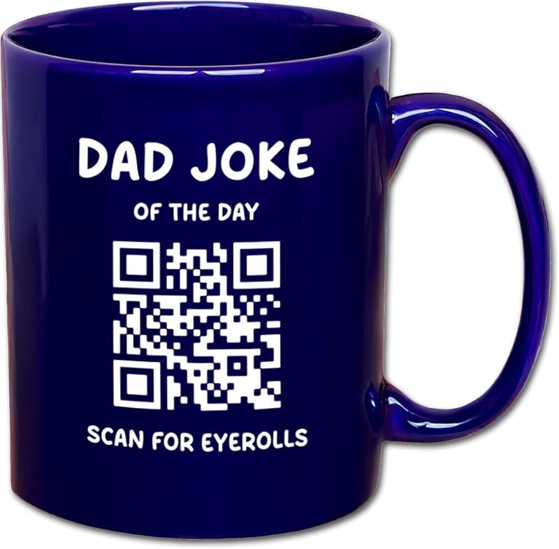 Father's Day Daily Dad Joke Coffee Mug - Funny Gift for Dad