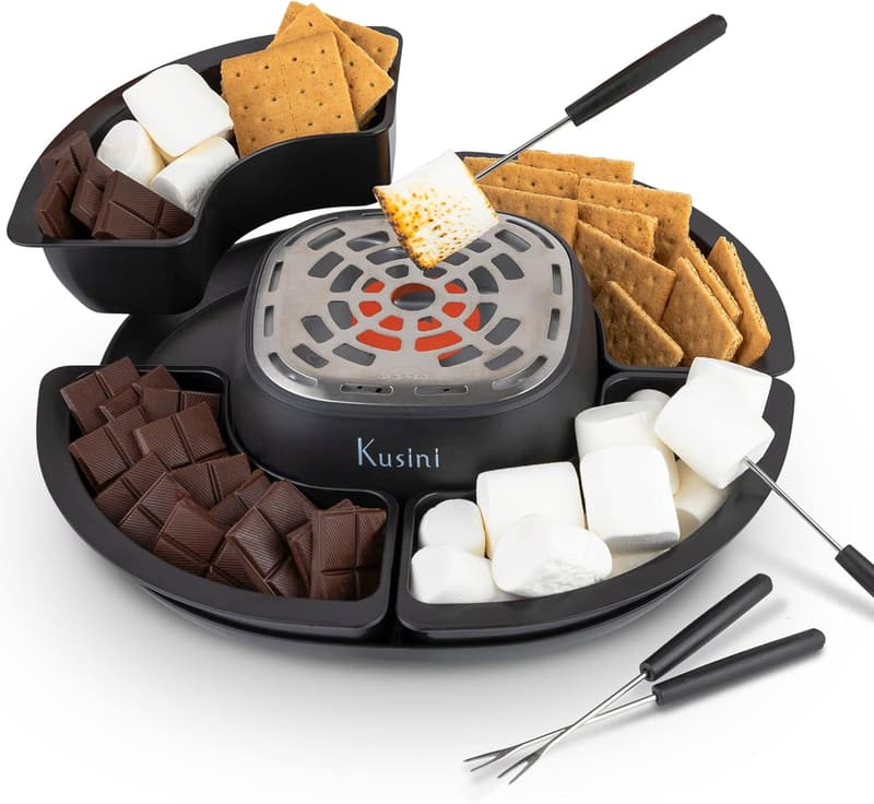 Indoor Flameless Electric S'mores Maker - Perfect Date Night Gift