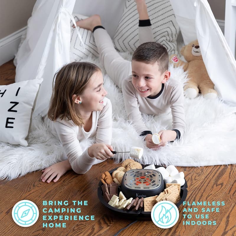 Indoor Flameless Electric S'mores Maker - Perfect Date Night Gift