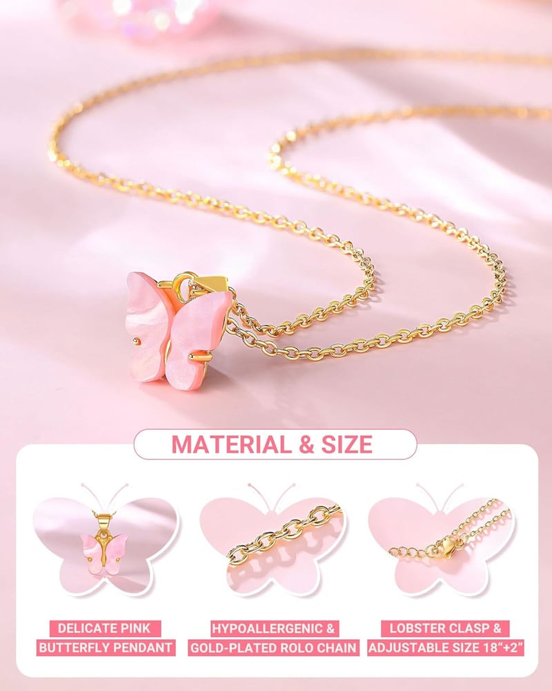 Birthday Butterfly Necklace – You Make the World Beautiful