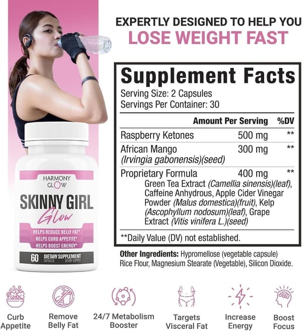 Max Strength Weight Loss Pills for Women | 60 Capsules