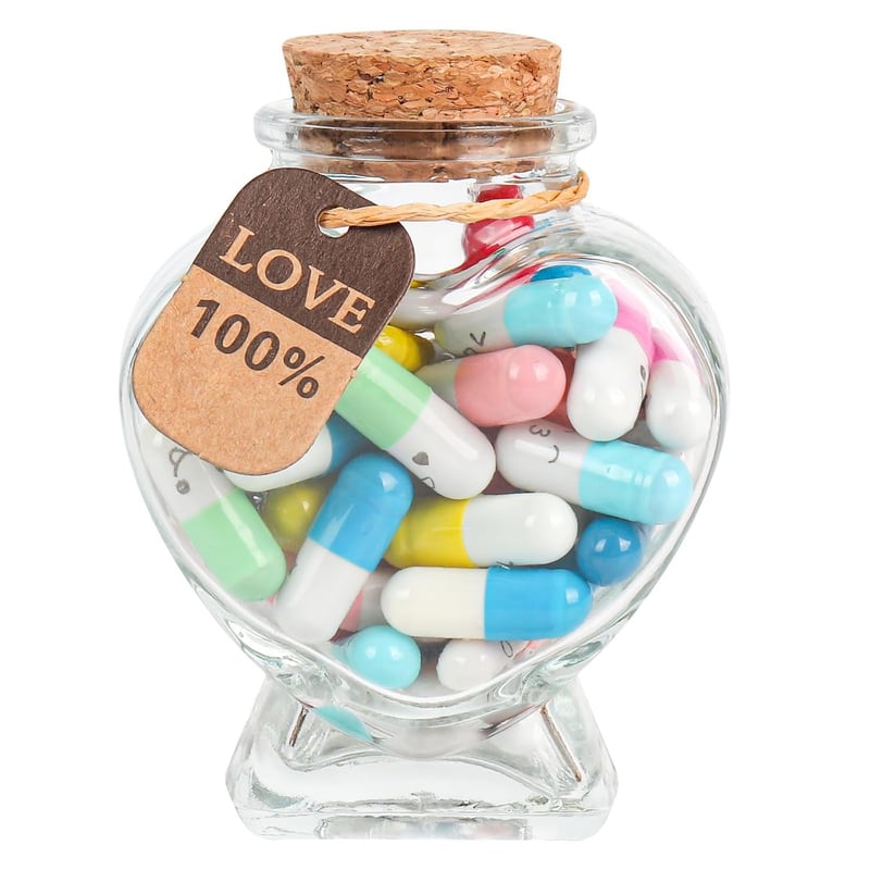Valentine's Day Capsule Letters - 50PCS Message in a Bottle Set
