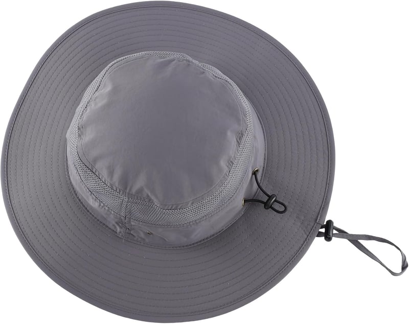 UPF 50+ Men's Wide Brim Sun Hat for Outdoor Activities