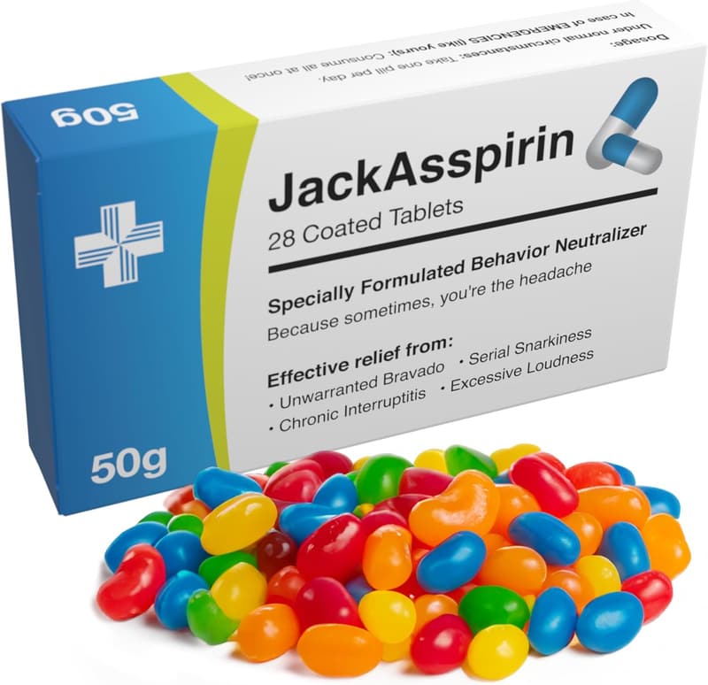 Funny Prank Pill Box Gag Gift for Men and Women