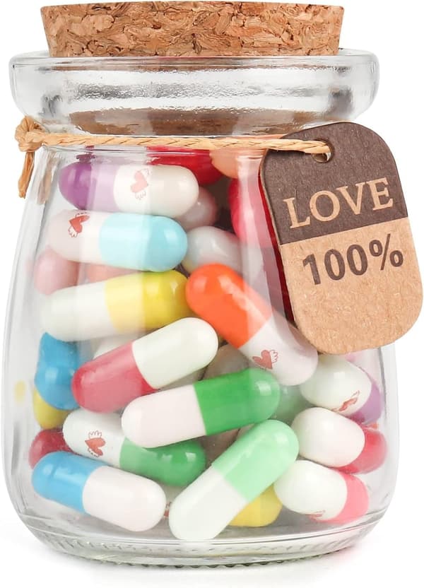 Long Distance Relationship Gift: 50 Mixed Capsule Letters