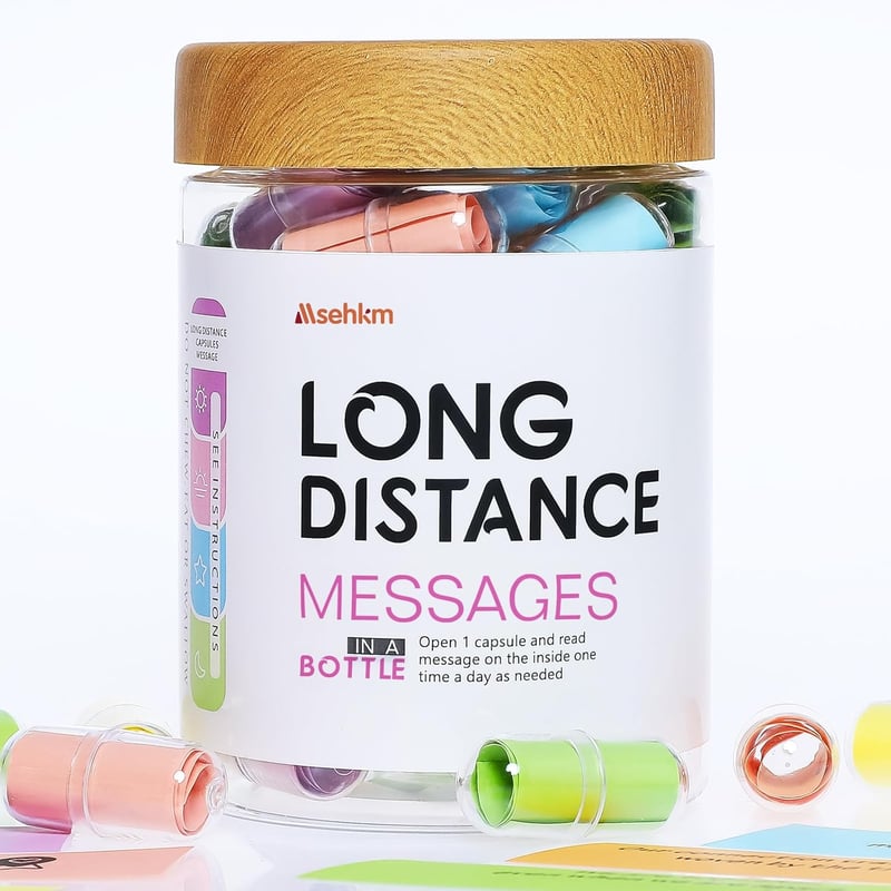 Love Messages in a Bottle for Long-Distance Couples