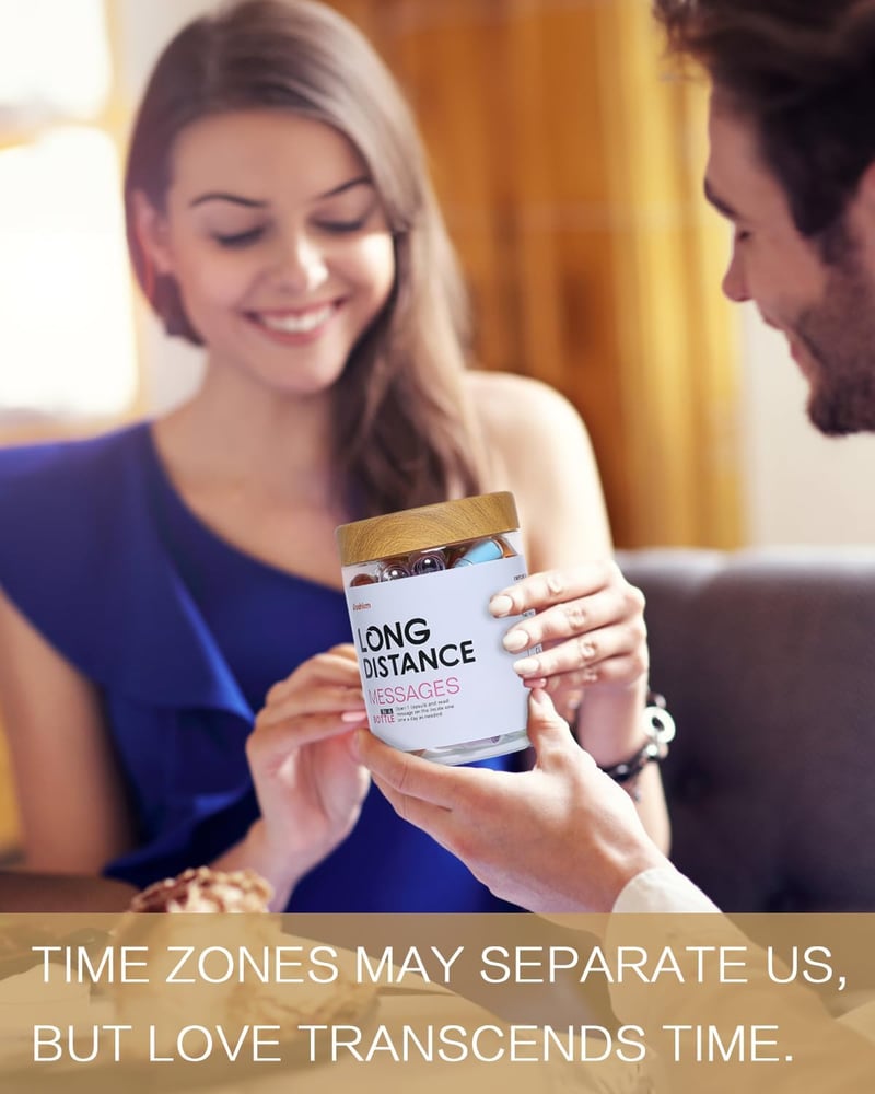 Love Messages in a Bottle for Long-Distance Couples