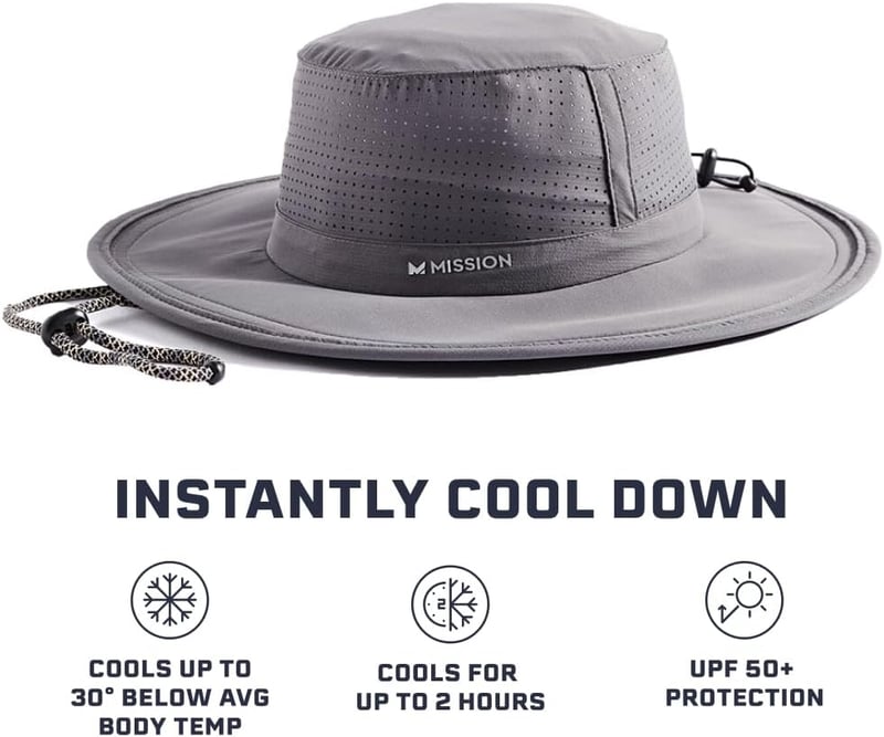 Unisex Cooling UPF Boonie Hat for Outdoor Activities