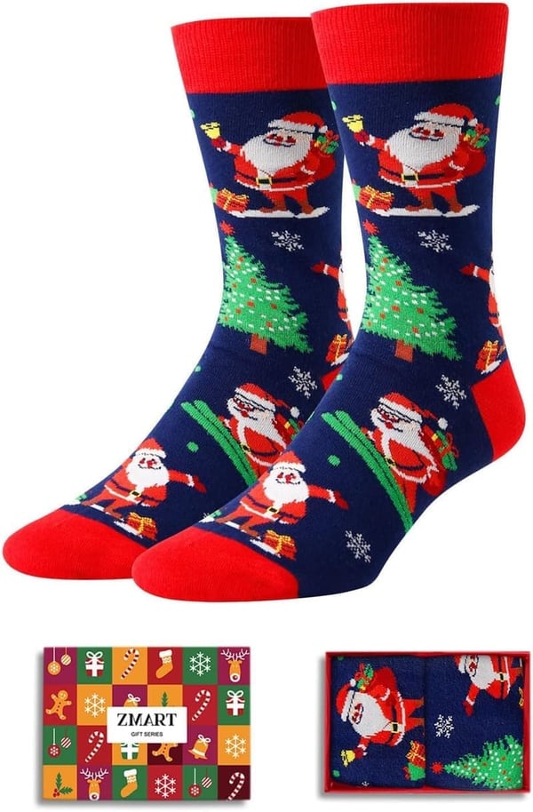 Secret Santa Stocking Socks for Teens and Adults