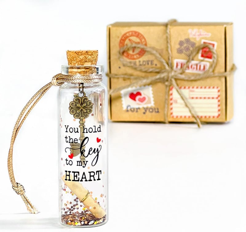 Valentine's Day Message in a Bottle Gift for Couples