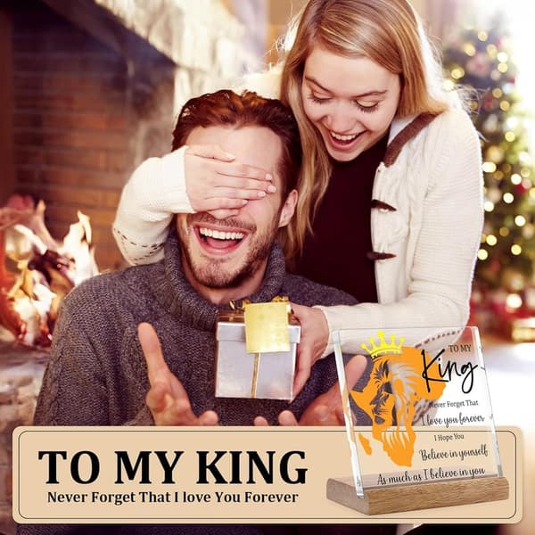 Christmas Keepsake for Husband - Lion Themed I Love You Gift