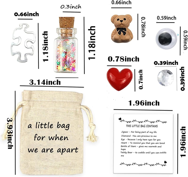 Inspirational Long Distance Relationship Gift Bag for Couples