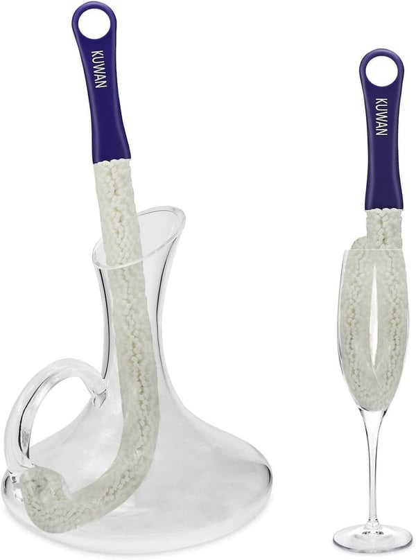 Flexible Multi-Function Bottle Cleaning Brush for Household Use