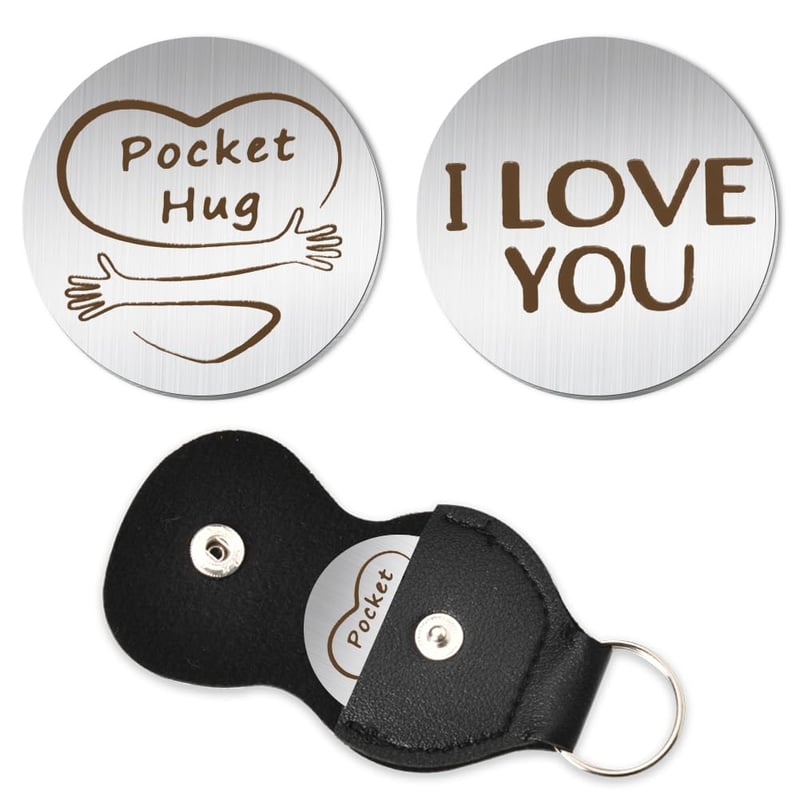 Personalized Pocket Hug Token for Long Distance Couples