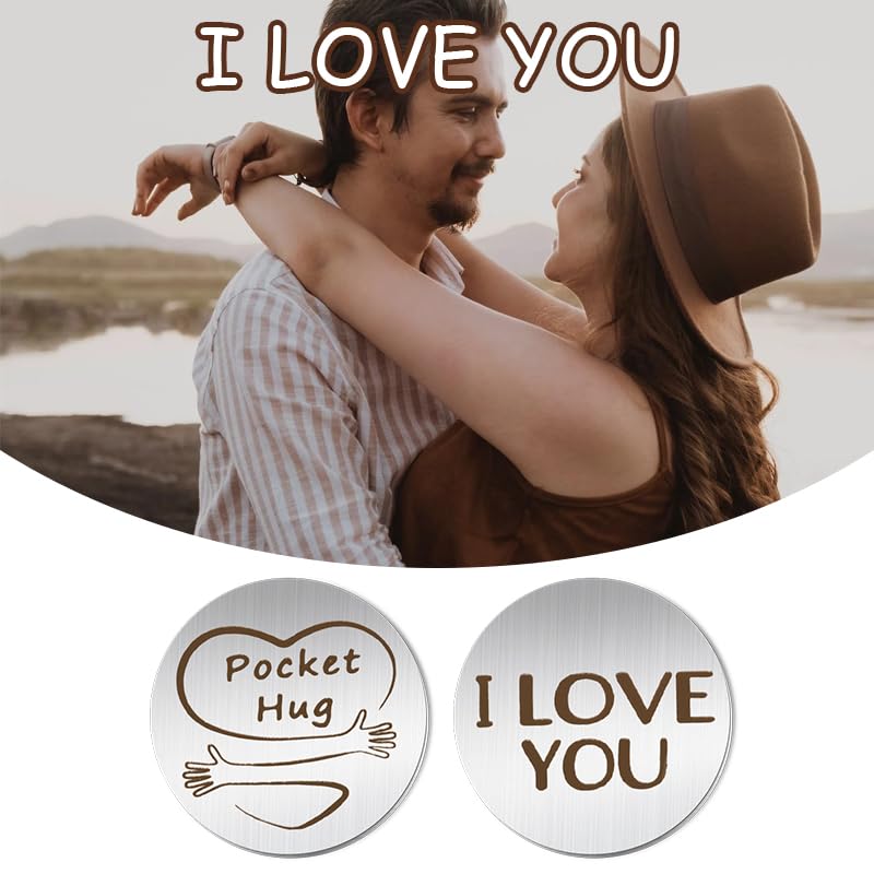 Personalized Pocket Hug Token for Long Distance Couples