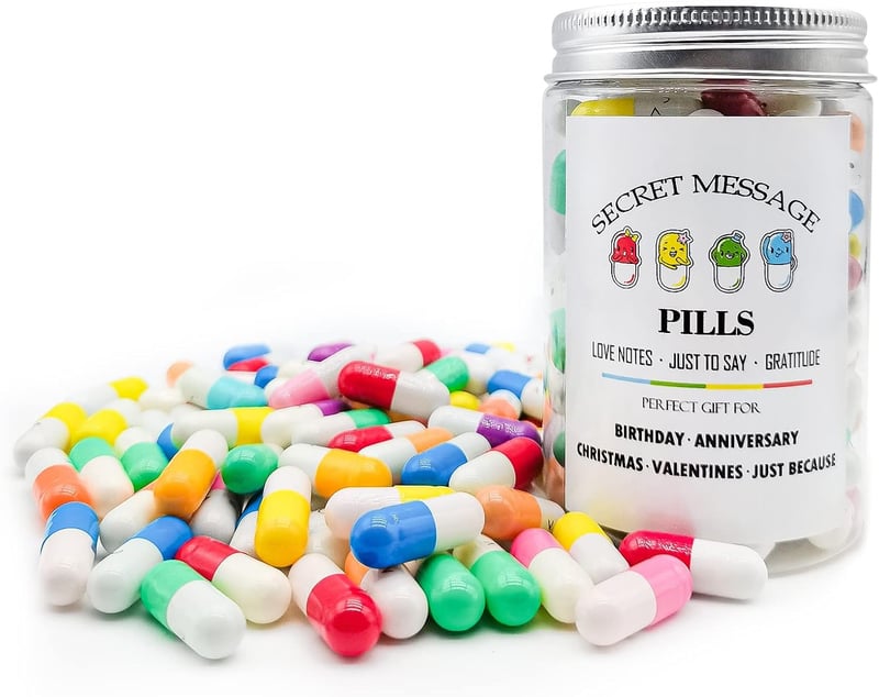 Love Message Capsules - 110 Cute Pills for Special Occasions