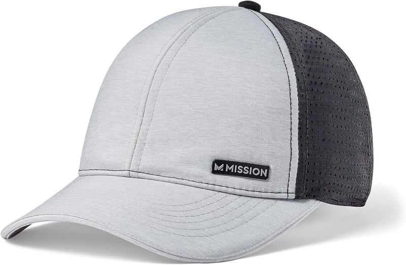 Mission Cooling Apex Hat - Lightweight Adjustable Baseball Cap with UPF 50