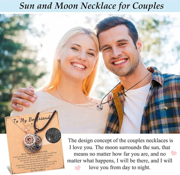 Anniversary Couple Necklace - Perfect Gift for Him or Her