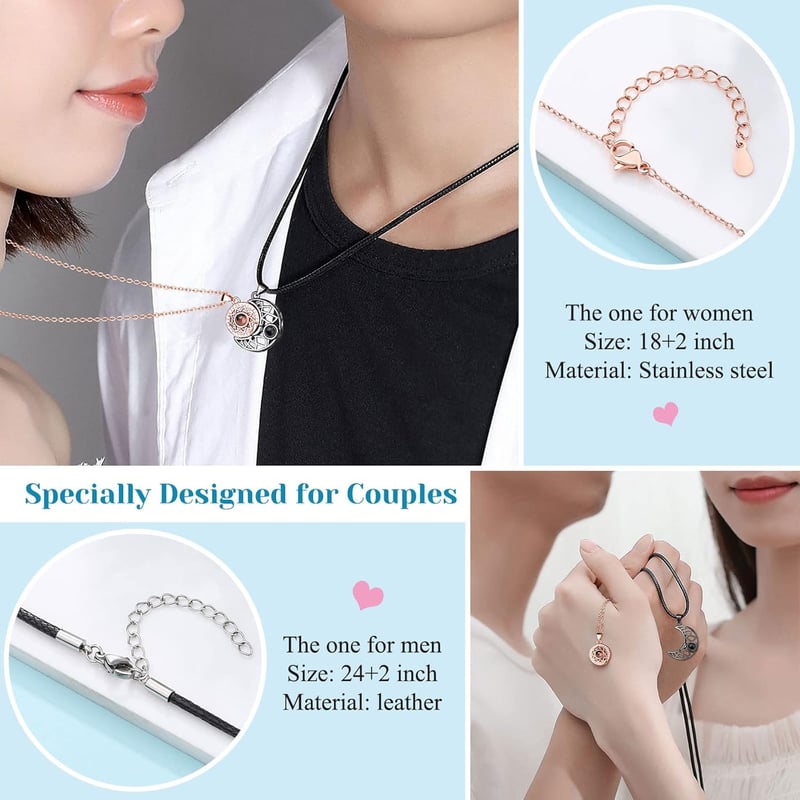 Anniversary Couple Necklace - Perfect Gift for Him or Her