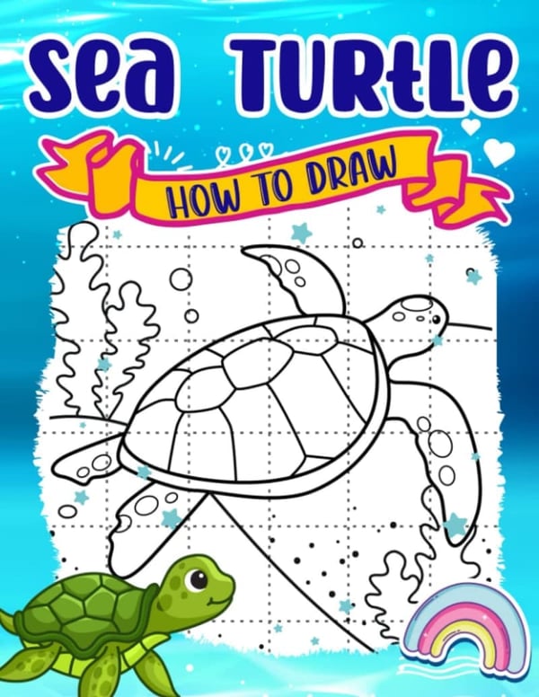 Sea Turtle Drawing Guide: 30 Easy Pages for All Ages